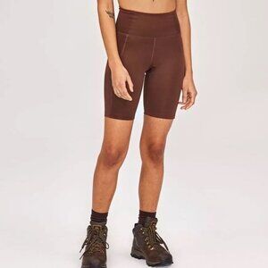 GIRLFRIEND COLLECTIVE High-Rise Bike Short in Earth